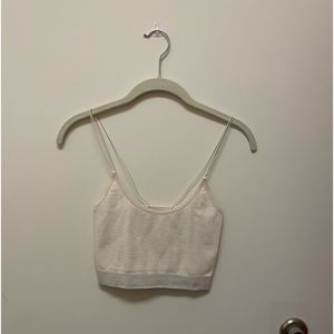 urban outfitters white/cream tank top